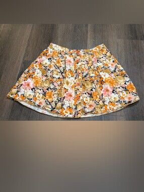 IDS sz. 8 vintage floral mini skirt